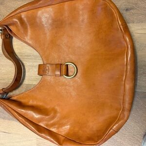 Il Bisonte Elegant Tan Leather Hobo Bag